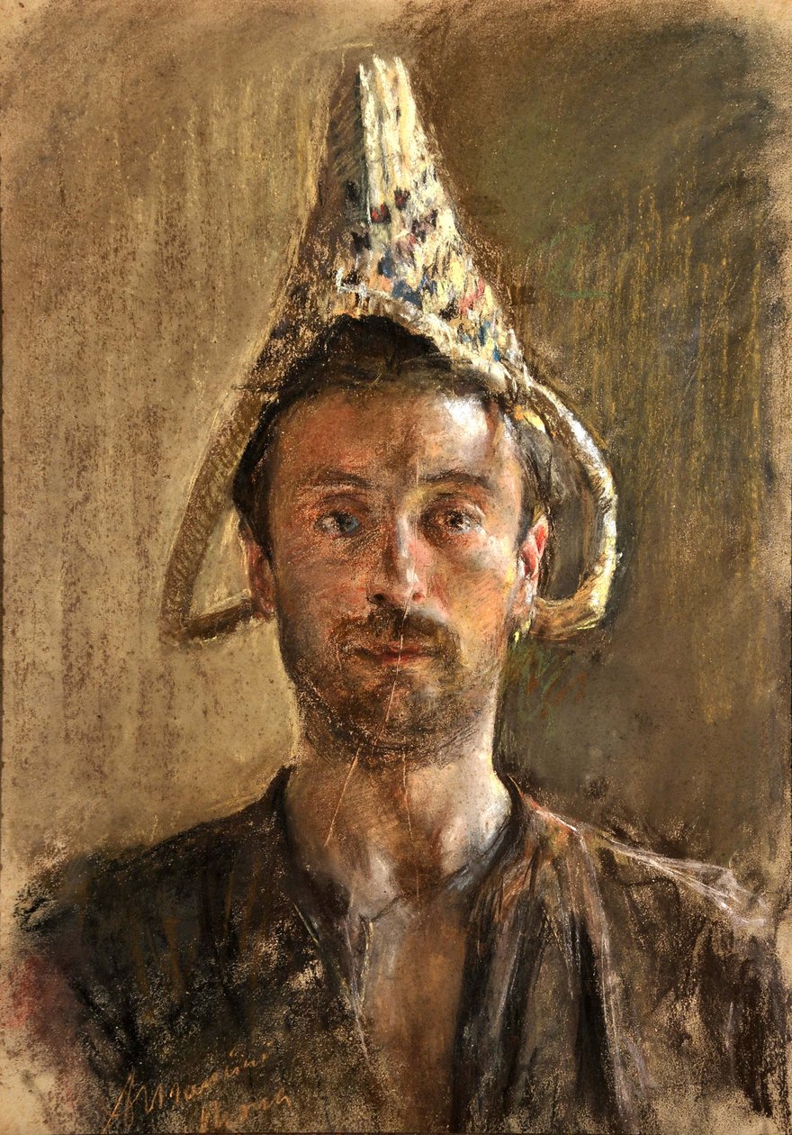 Autoritratto con cesta - Galleria Nazionale d'Arte Moderna e Contemporanea, Roma